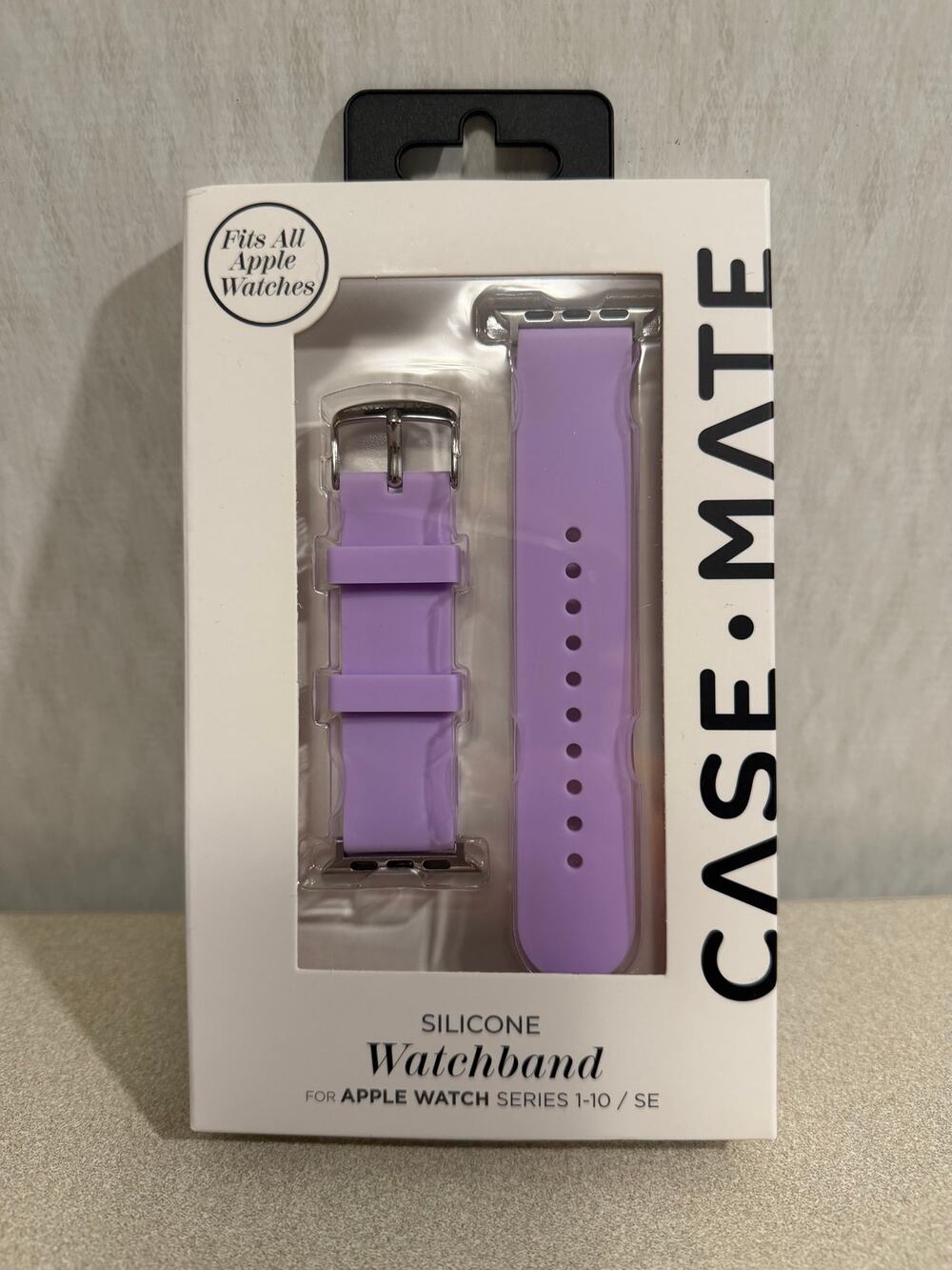 Case-Mate Silicone Watchband Purple Lavender for Apple Watch Series 1-10 SE New